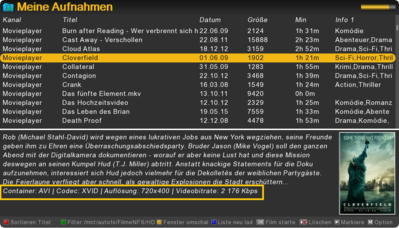 pWlUYPyO.png (200.87 KiB) 24432 mal betrachtet Filminformationen mit optionalen Datei-Informationen.